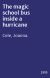 The magic school bus inside a hurricane