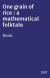 One grain of rice : a mathematical folktale