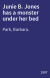 Junie B. Jones has a monster under her bed