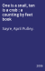 One is a snail, ten is a crab : a counting by feet book