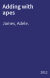 Adding with apes