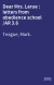 Dear Mrs. Larue : letters from obedience school /AR 3.6