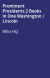 Prominent Presidents 2 Books in One Washington / Lincoln
