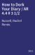 How to Dork Your Diary / AR 4.4 # 3 1/2