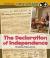 The Declaration of Independence Introducing Primary Sources