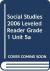Social Studies 2006 Leveled Reader Grade 1 Unit 5a