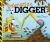 Dalmatian in a Digger