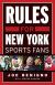 Rules for New York Sports Fans