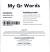 My Gr Words