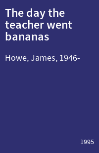 The day the teacher went bananas