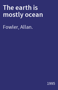 The earth is mostly ocean