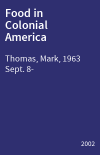 Food in Colonial America