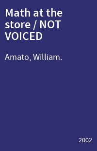 Math at the store / NOT VOICED
