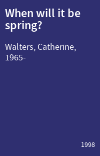When will it be spring?