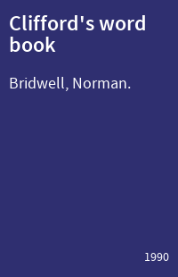Clifford's word book