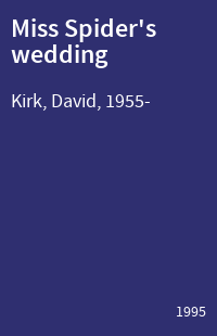 Miss Spider's wedding