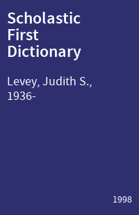 Scholastic First Dictionary
