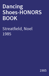 Dancing Shoes-HONORS BOOK