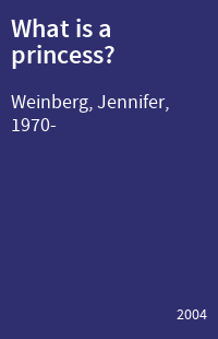 What is a princess?