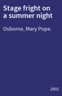 Stage fright on a summer night