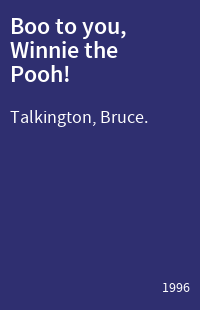 Boo to you, Winnie the Pooh!
