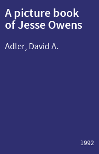 A picture book of Jesse Owens