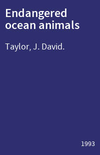 Endangered ocean animals