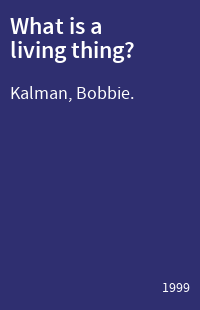 What is a living thing?