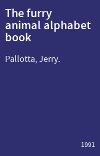 The furry animal alphabet book