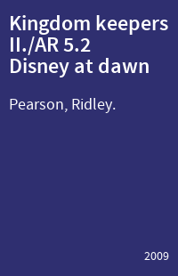 Kingdom keepers II./AR 5.2 Disney at dawn