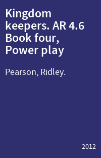 Kingdom keepers. AR 4.6 Book four, Power play