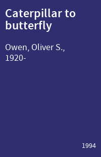Caterpillar to butterfly