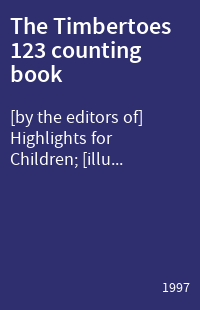 The Timbertoes 123 counting book