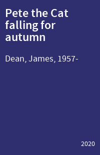 Pete the Cat falling for autumn