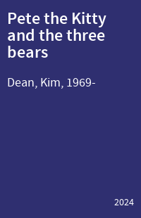 Pete the Kitty and the three bears
