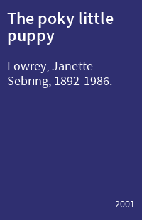 The poky little puppy