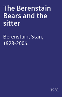 The Berenstain Bears and the sitter
