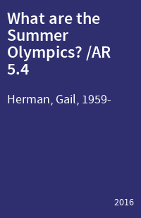 What are the Summer Olympics? /AR 5.4