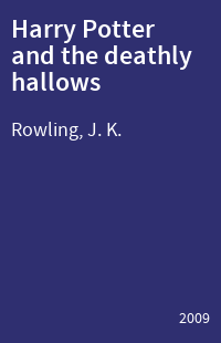 Harry Potter and the deathly hallows