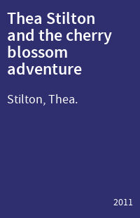 Thea Stilton and the cherry blossom adventure