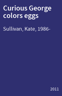Curious George colors eggs