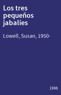 Los tres pequeños jabalíes