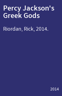 Percy Jackson's Greek Gods