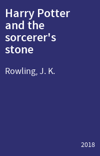 Harry Potter and the sorcerer's stone
