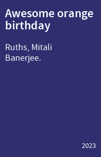 Awesome orange birthday