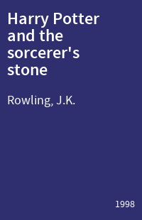 Harry Potter and the sorcerer's stone