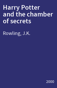 Harry Potter and the chamber of secrets