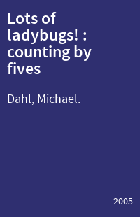 Lots of ladybugs! : counting by fives