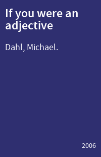 If you were an adjective
