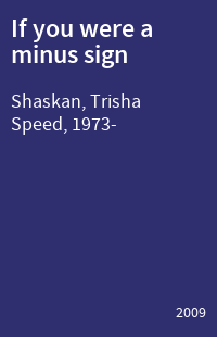 If you were a minus sign